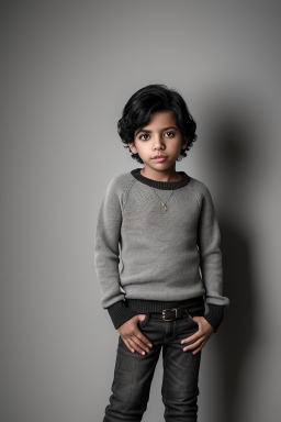 Venezuelan child boy with  black hair