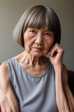 Mongolian elderly female 