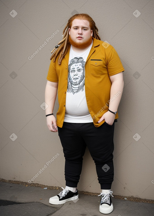 Uruguayan young adult male with  ginger hair