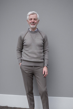 Icelandic adult non-binary with  gray hair