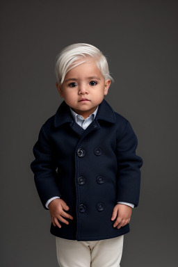 Ecuadorian infant boy with  white hair