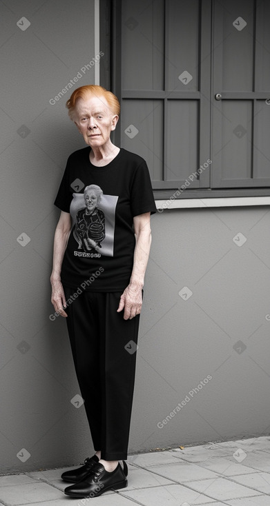 Elderly non-binary with  ginger hair