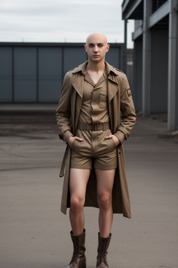 Romanian young adult male with  brown hair