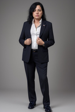 Peruvian middle-aged non-binary with  black hair