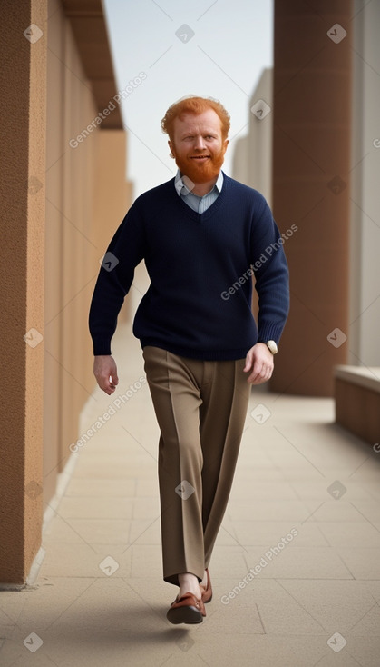 Omani 45 years male with  ginger hair