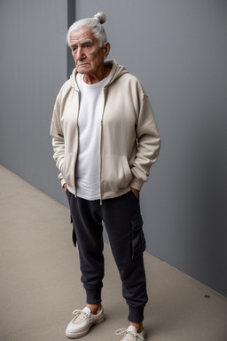 Argentine elderly male with  white hair