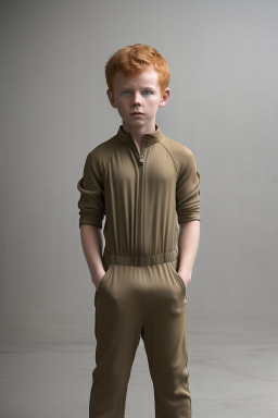 Danish child boy with  ginger hair