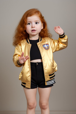 Paraguayan infant girl with  ginger hair