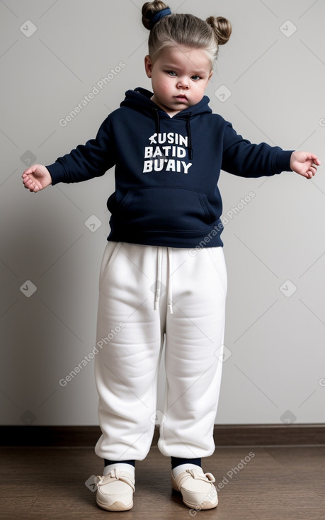 Slovenian infant boy with  white hair