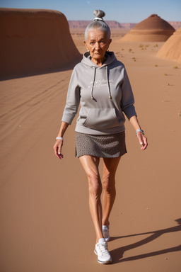 Malian elderly female with  gray hair