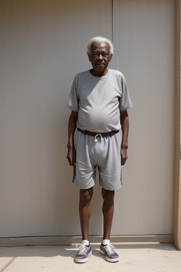 Senegalese elderly male with  gray hair