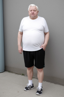 Estonian elderly male with  white hair