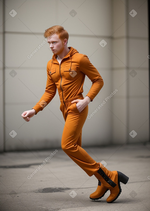 Honduran young adult male with  ginger hair