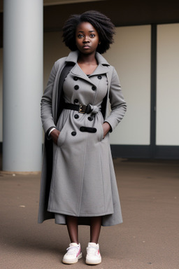 Ugandan young adult female with  gray hair