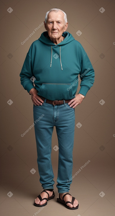 New zealand elderly male with  brown hair