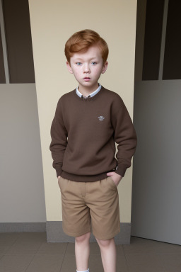 Child boy with  ginger hair