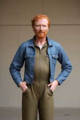 Sudanese middle-aged male with  ginger hair