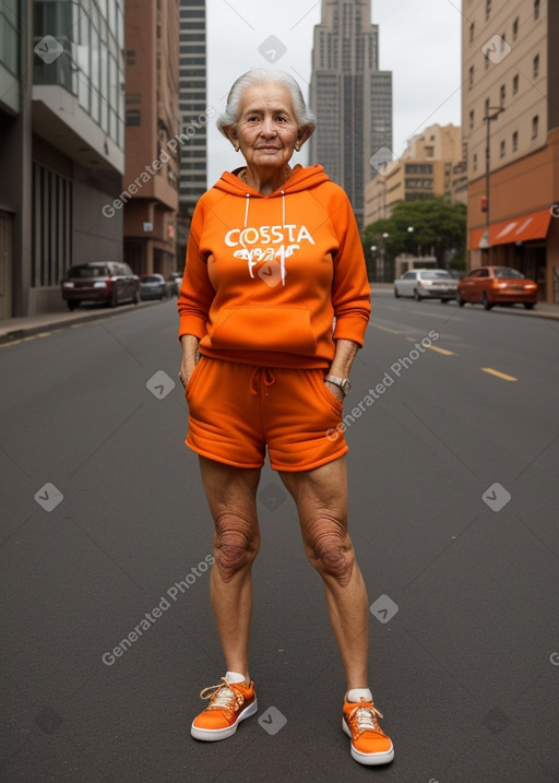 Costa rican elderly female with  brown hair