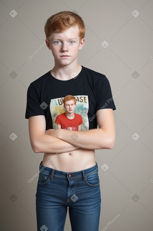 Australian teenager boy with  ginger hair