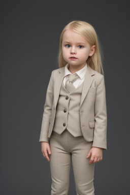 German infant girl with  blonde hair