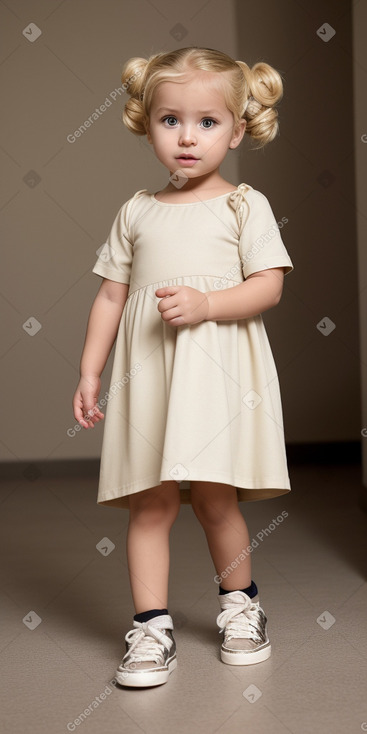 Malian infant girl with  blonde hair