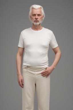 Estonian 45 years male with  white hair