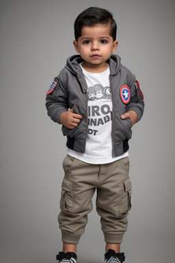 Nicaraguan infant boy with  gray hair