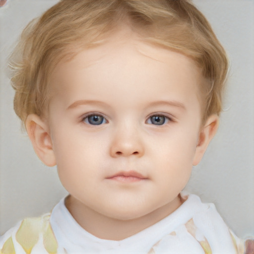 Neutral white child female with short  brown hair and brown eyes