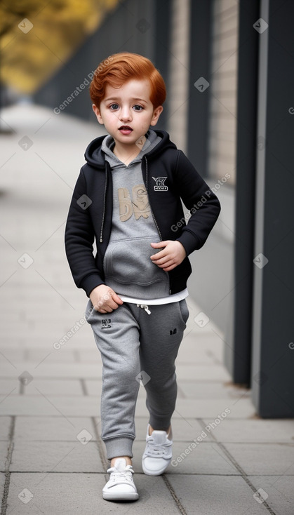 Azerbaijani infant boy with  ginger hair