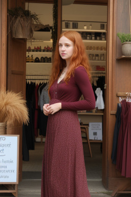 Uruguayan adult female with  ginger hair