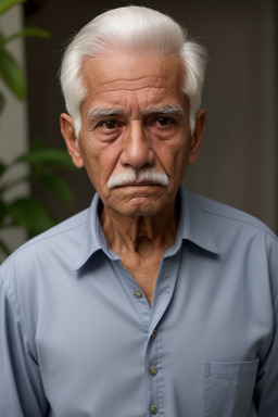 Guatemalan elderly male with  white hair