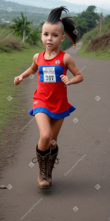 Costa rican child girl 