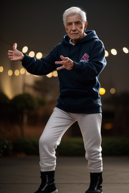 Chilean elderly male with  white hair