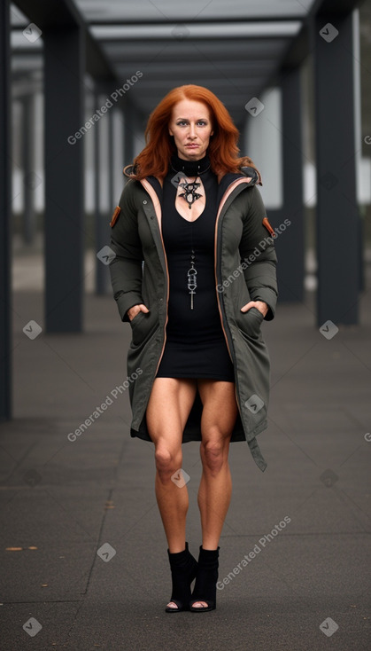 45 years female with  ginger hair