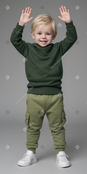 Finnish infant boy with  blonde hair