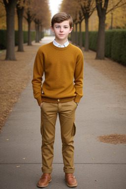 Belgian teenager boy with  brown hair