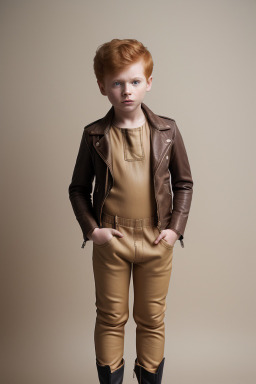 Indian child boy with  ginger hair