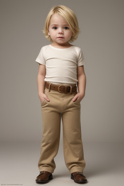 Uruguayan infant boy with  blonde hair