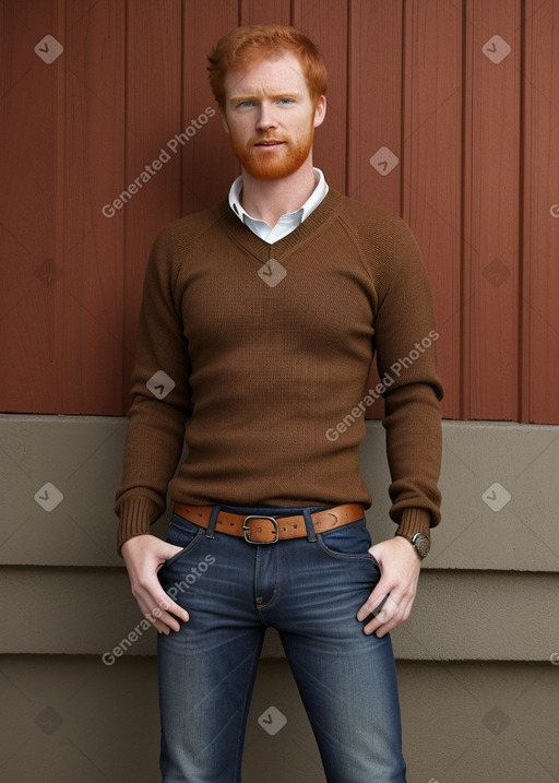 Cuban adult male with  ginger hair