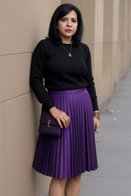 Venezuelan middle-aged female with  black hair