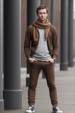 Irish adult male with  brown hair