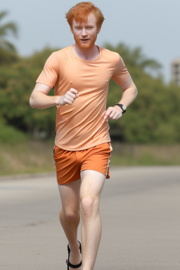 Adult male with  ginger hair