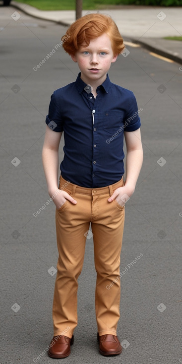 Dutch child boy with  ginger hair