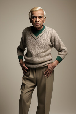 Bangladeshi elderly male with  blonde hair