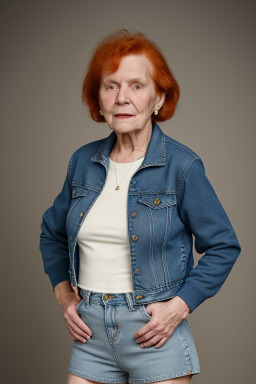 Lithuanian elderly female with  ginger hair