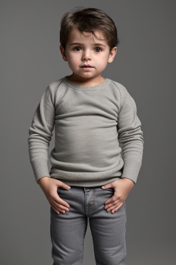 Uruguayan infant boy with  gray hair