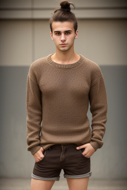 Bulgarian young adult male with  brown hair