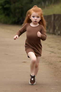 Uruguayan infant girl with  ginger hair