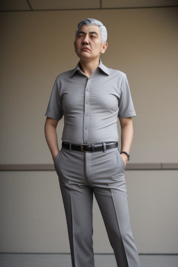 Uzbek adult non-binary with  gray hair