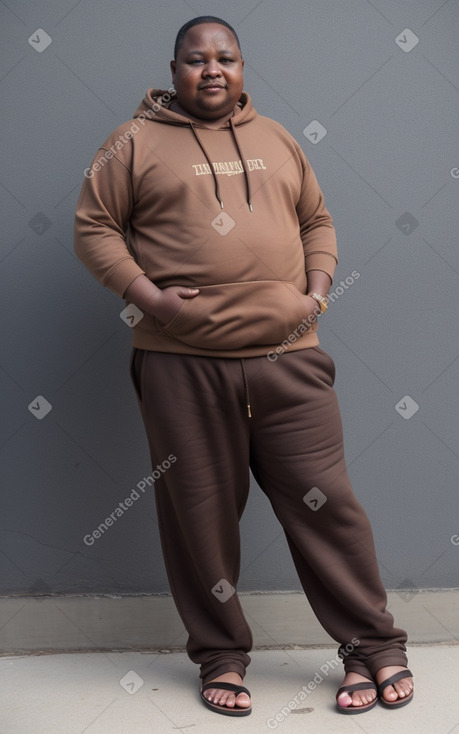 Tanzanian middle-aged male with  brown hair